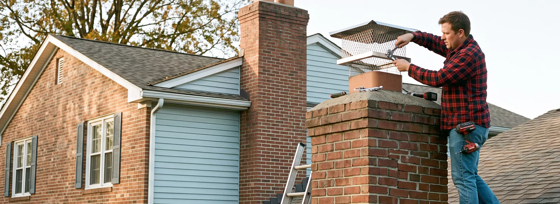 Chimney Spark Arrestor Installation in Norwalk