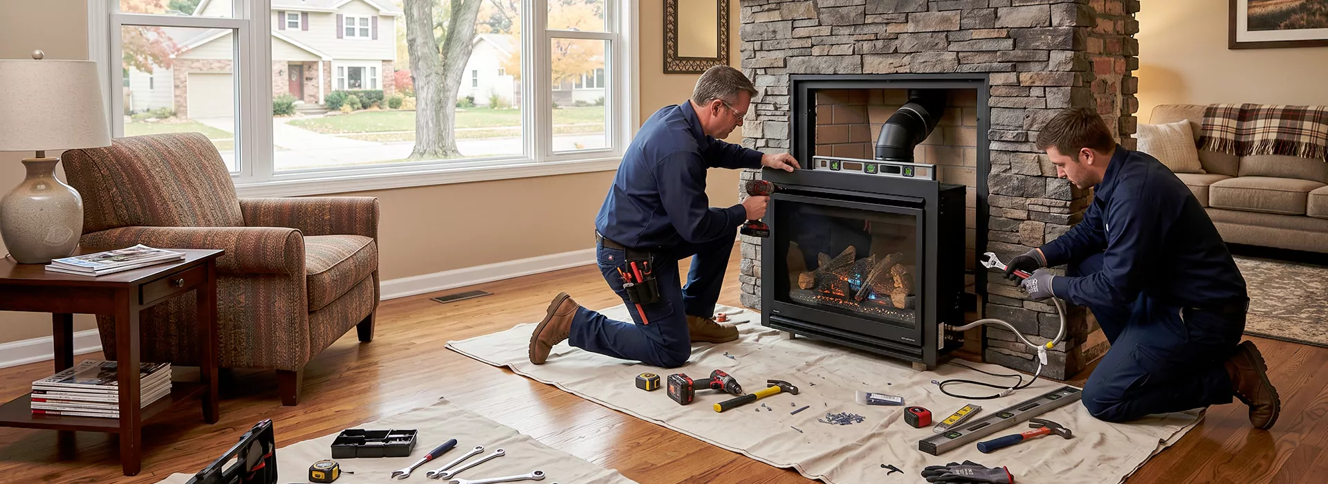 New Fireplace Installation in Norwalk