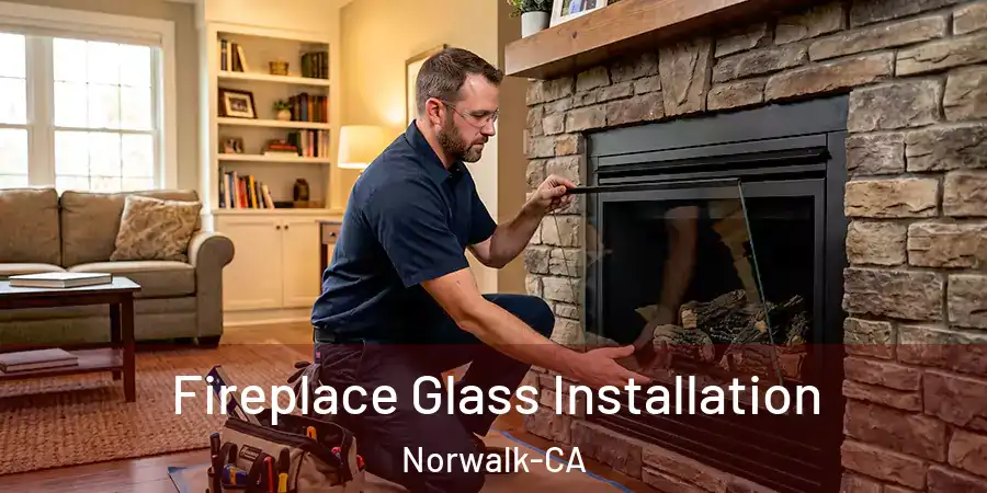  Fireplace Glass Installation Norwalk-CA