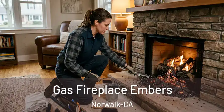 Gas Fireplace Embers Norwalk-CA
