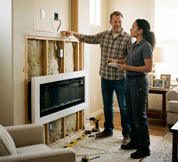 Why Norwalk, CA Homeowners Choose Our Electric Fireplace Installation Team?