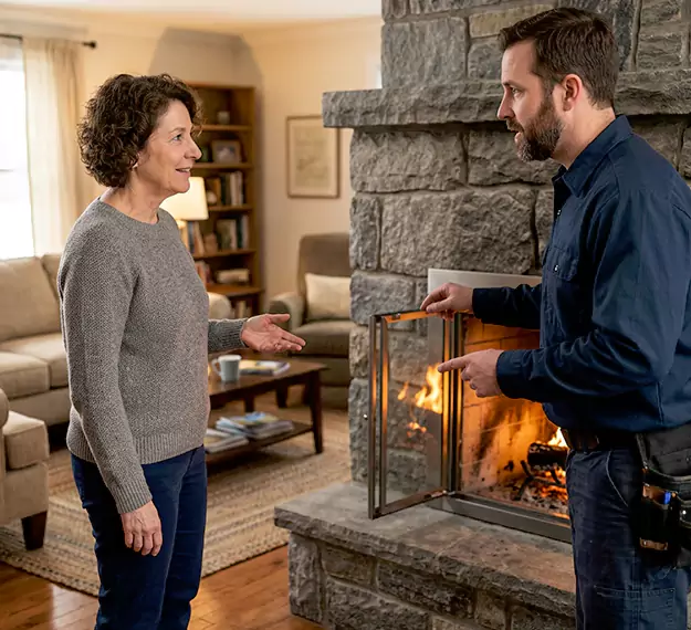 Why Homeowners Choose Our Fireplace Door Installation Team in Norwalk, CA?