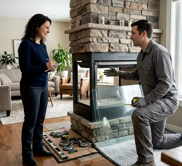 Certified Fireplace Glass Installation Company: Your Local Fireplace Glass Door Installer in Norwalk, CA
