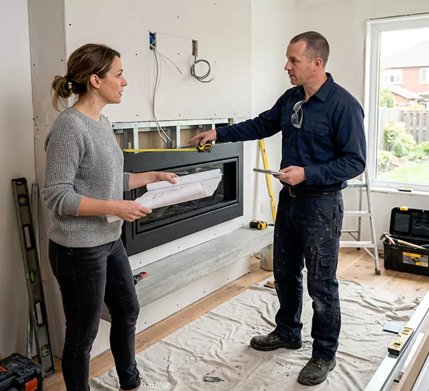 Why Norwalk Homeowners Choose Our Floating Fireplace Installation Team?