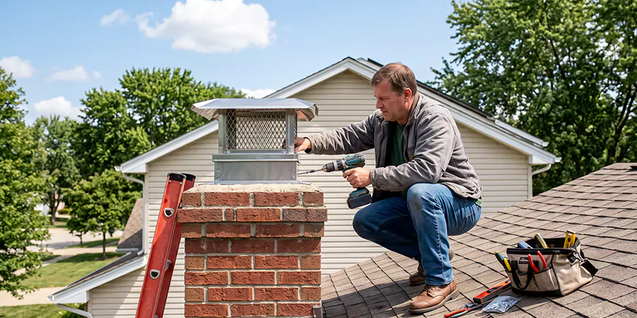 Chimney Top Cover Installation Norwalk