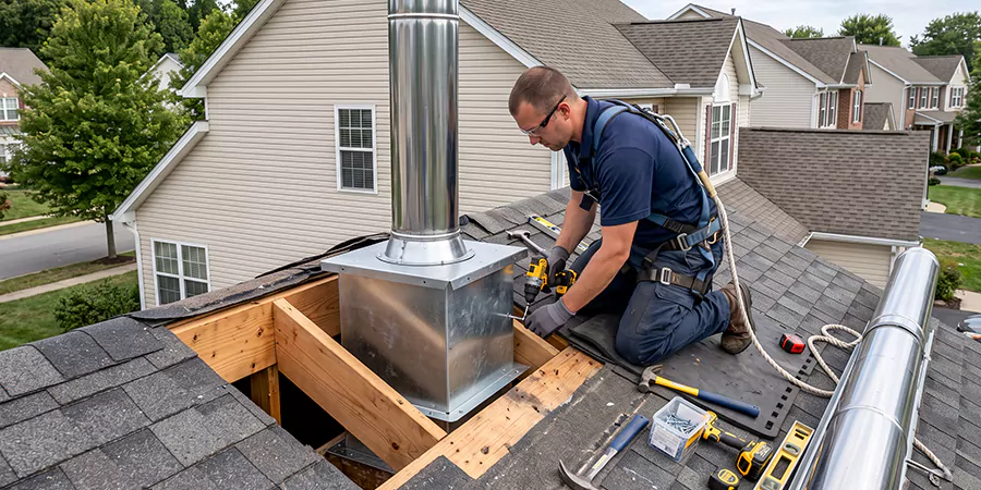 Chimney Support Box Installation Norwalk
