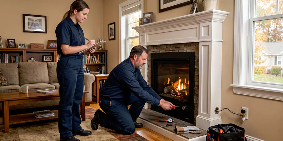Fireplace Gas Line and Hookup Norwalk