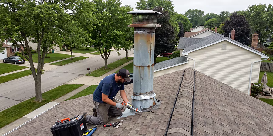 Stone, Stucco, and Metal Chimney Leak Repair Norwalk
