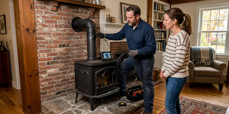 Wood Stove Chimney Inspection Norwalk