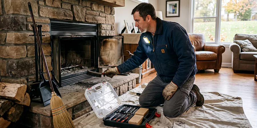 Wood Fireplace Repair in Norwalk